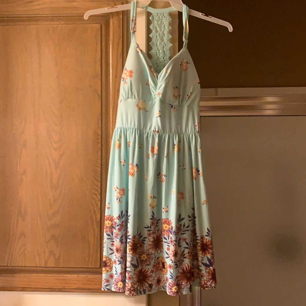 Light teal dress
